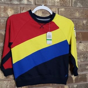 Nautica Boys L (6) color block pullover sweater